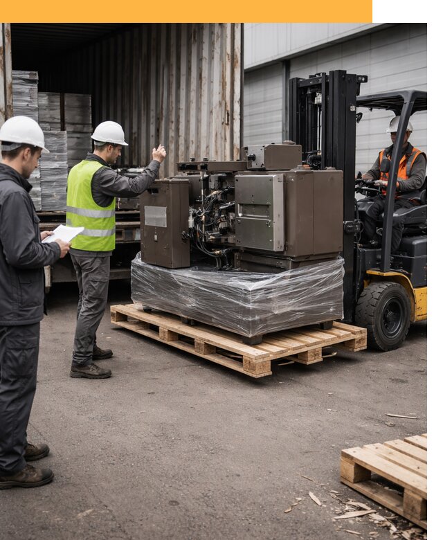 Доставка промышленного оборудования из Европы от 46670