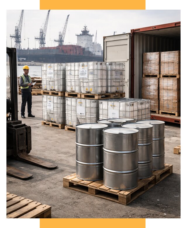 Доставка химического сырья из Индии от 259275 р. | СетСервис-Бкл