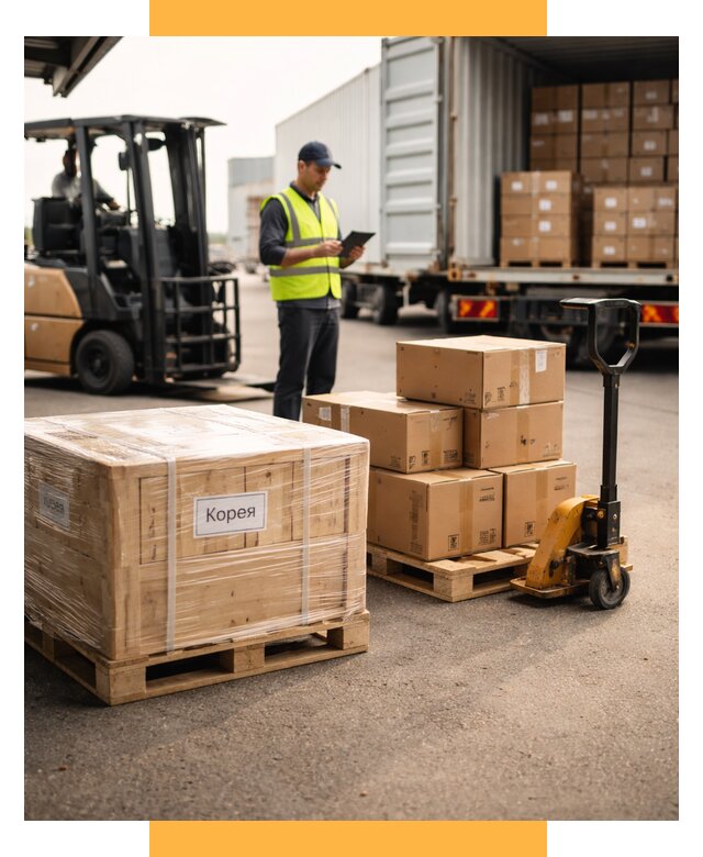 Доставка грузов в Корею из России от 36299 р. | СетСервис-Бкл