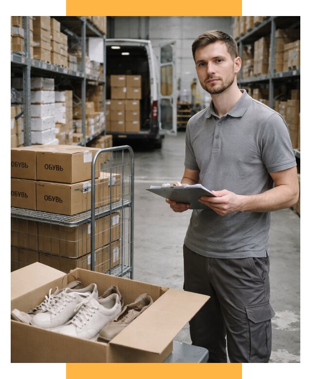 Доставка обуви из Китая и Турции от 4667 р. СетСервис-Бкл