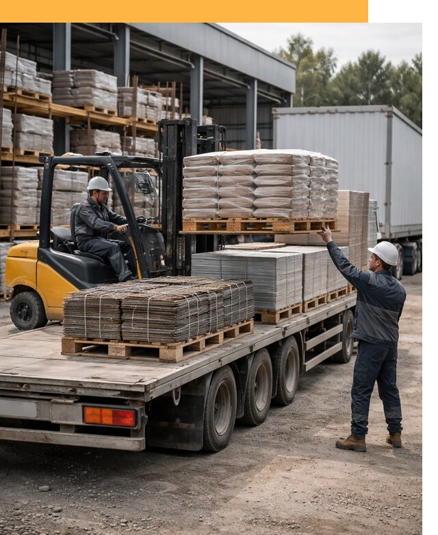 Перевозка строительных материалов по миру от 5704 руб